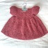 Crochet pattern baby dress Raspberry