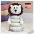 Stacking Toy Leo the Lion - Crochet Pattern / English & German