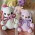 Crochet marshmallow plush teddy bear amigurumi pattern