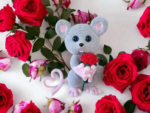 Vintage Embroidery Crochet PINK ROSES Junk Journal Slow Stitch Kit Dolls  Bears