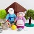 K066 Full set Chicken Ryaba 9 toys playset Mouse Egg Chicken Trees People