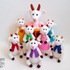 K063 Knitting Pattern Mother goat and 7 little goats Amigurumi animal farm