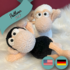 Crochet Pattern Sheep - Dolly and Molly - PDF US Terms