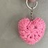 Valentines crochet pattern Puffy heart keychain beginner friendly tutorial