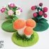 K041 Fairytale Magic Meadows for puppet theatre: berries, mushroom flower