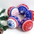 K032 Christmas tree baubles or decoration 3 sizes Amigurumi Christmas Decor