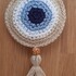 Schlüsselanhänger Taschenbaumler Evil eye / griechisches Auge