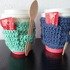 Häkelanleitung für Tassenwärmer (Cup Cozy) mit Täschchen!