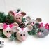 K026 Christmas tree baubles or decoration Rat or Mouse - Amigurumi