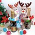 K018 Christmas Deer Soft toy or holder for wine and champagne bottles