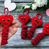 Heartworm lucky charm - Crochet Pattern