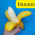 Banana Crochet pattern, Food pattern, Banana amigurumi, Crochet Fruit