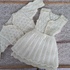 Strickanleitung Taufset/Babyset, bestehend aus Dirndl und Jacke, Gr. 62-68