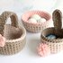 Bunny Basket, Handled Basket and Nest in 2 Sizes - Utensilo, Easter Nest