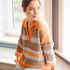 Pulli mit Polokragen in Orange, Camel, Hellbeige und Grün