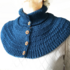 Capelet Knit Pattern, Turtleneck Collar, Neck Warmers, Ribbed Collar