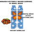 Monarch Butterfly Fringe Earring Pattern