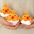 Cute Chicks with Eggshells and Egg - Crochet Pattern