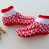 Christmas Knit Slipper Socks Pattern