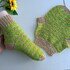 Flat Knit Two-Needles Two-Color Socks Pattern