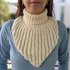 Ribbed Winter Dickey Knitting Pattern