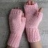 Chunky Knit Fingerless Gloves Pattern