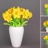 Crochet pattern daffodils bouquet of flowers or single flower