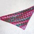 Crochet pattern shawl, triangular shawl Tunisian crochet Afghan Diamonds