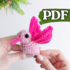 Crochet hummingbird pattern, easy crochet amigurumi bird pattern, crochet k