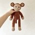 Monkey "Moritz" Crochet Pattern Stuffed Animal