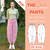 Tapered pants sewing pattern XS-XXXL, ladies trousers mom jeans pants denim