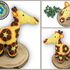 Baby-Giraffe mit African Flowers Häkelanleitung als PDF DYN