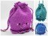 Crochet pattern bag, drawstring bag, pompadour bag Octopouch