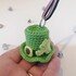 Crochet Pattern Leprechaun Hat Keychain