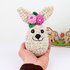 Free crochet pattern: Easter egg bunny