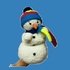 Schneemann Handpuppe PDF Anleitung zum stricken