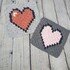 The Heart Potholder worked in C2C