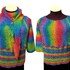 2 in 1 Set Pullover + Tuch „ Leichtgewicht “ Regenbogengarn Strickanleitung