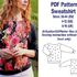 Sweatshirt Sewing Pattern PDF Sewing Patterns Women Pattern Girl Patterns