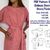 Dolman Sleeve Dress Pattern PDF Dress Patterns Tunic Sewing Patterns Women