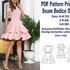 Princess Seam Bodice Dress Pattern PDF Sewing Patterns Dresses Patterns