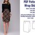 Wrap Skirt Pattern PDF Sewing Pattern Sewing Patterns Women Patterns Skirts