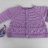 Strickanleitung Babyjacke 62-68, Stricktabelle Reihe f Reihe, detailgenau