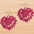 crochet heart earrings pattern