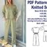 Loungewear Sewing Patterns PDF Pants Patterns Jumper Sewing Pattern PDF