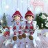 Crochet pattern Christmas dolls, Eve and Noel, the Winter Sweethearts