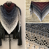 Crochet Pattern Triangular Scarf "Chalastre"