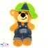 Bear boy crochet pattern applique