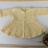 Strickanleitung Babyjacke  Gr. 68-74, 7-10M, mit Volant, detailgenaue PDF