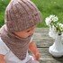 Baby Set Nr 1: hat and shawl in 2 sizes (baby and toddler)